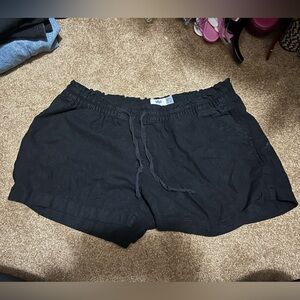 Black Drawstring Shorts